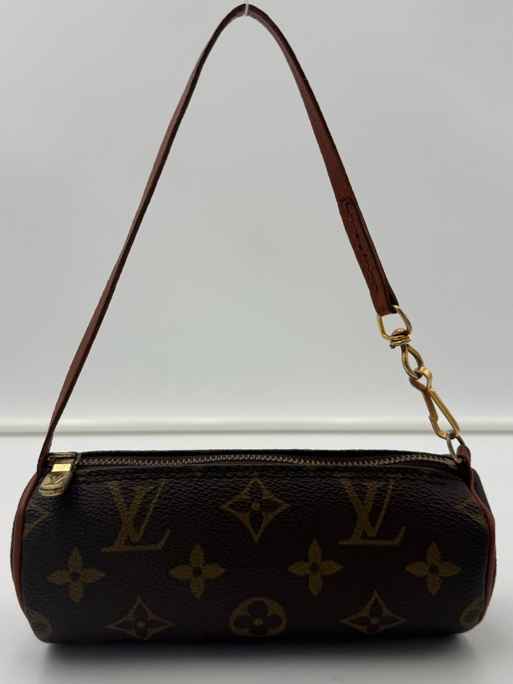 LOUIS VUITTON 1854 PARIS • Vintage MINI Nano PAPILLON 15 Bag w/ Treated Leather - Picture 5 of 15